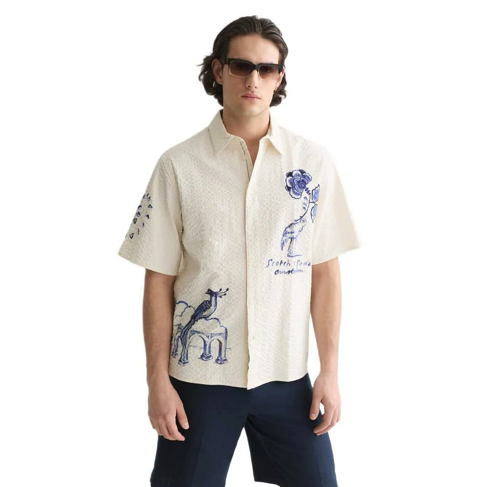 Scotch & soda 183572 Relaxed Fit short sleeve shirt