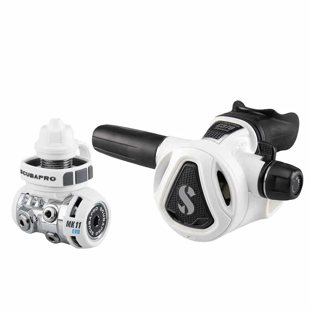 Scubapro MK11 Evo DIN C370 diving regulator set
