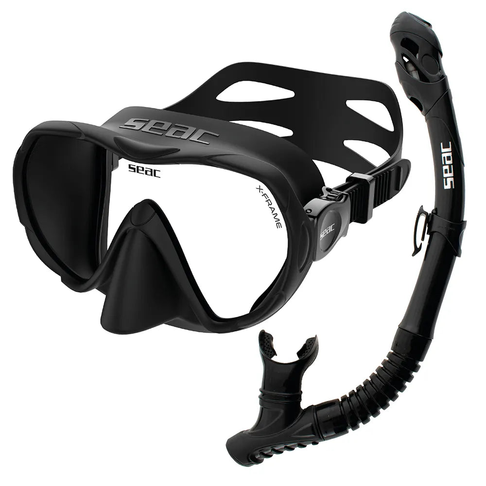 SEAC X-Frame Dry snorkeling set