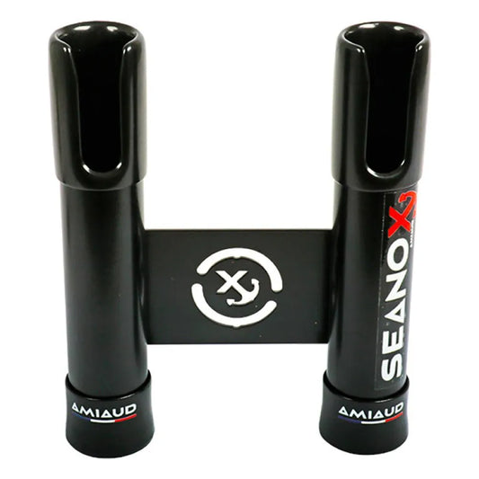 Seanox 2 Rods Black Rubber Rod Holder