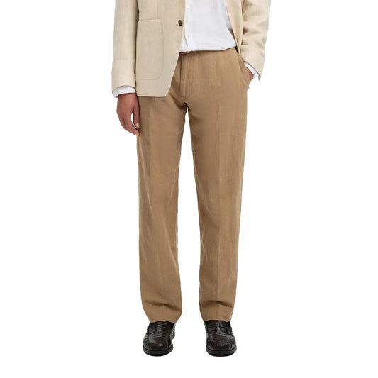 Selected 196 Leroy Linen Straight Fit pants