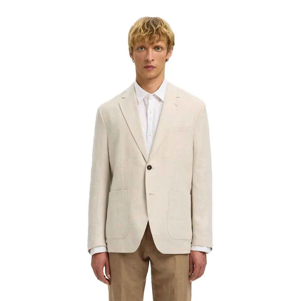 Selected Reg-Charles Linen blazer