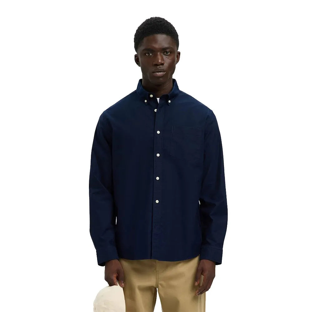 Selected Regrick Oxford Flex long sleeve shirt