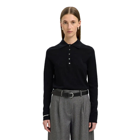 Selected Thea long sleeve polo