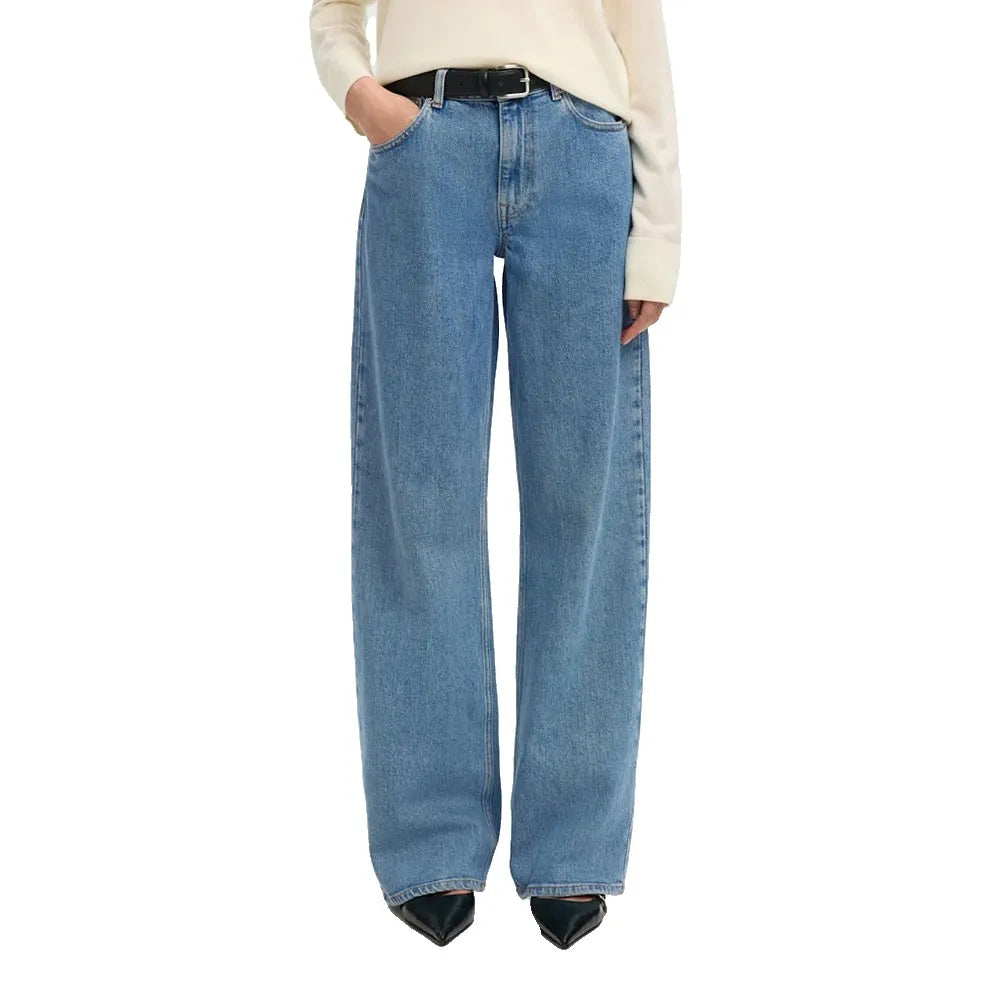 Selected Wide Bea-Kori Light Bl high waist jeans