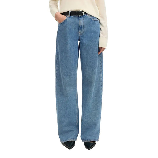 Selected Wide Bea-Kori Light Bl high waist jeans