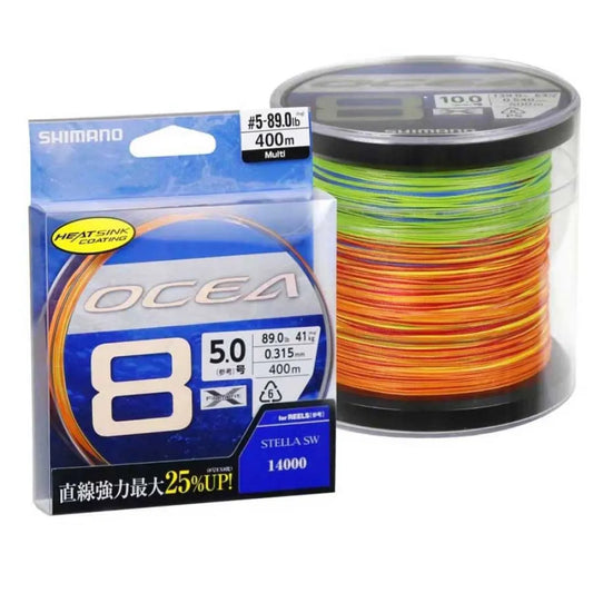 Shimano fishing Ocea braided line 400 m