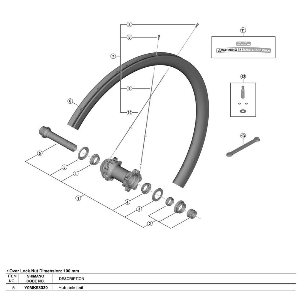 Shimano WH-R9270-C50-TU-F bearings