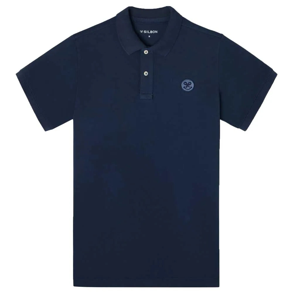 Silbon Raqueta Smile short sleeve polo