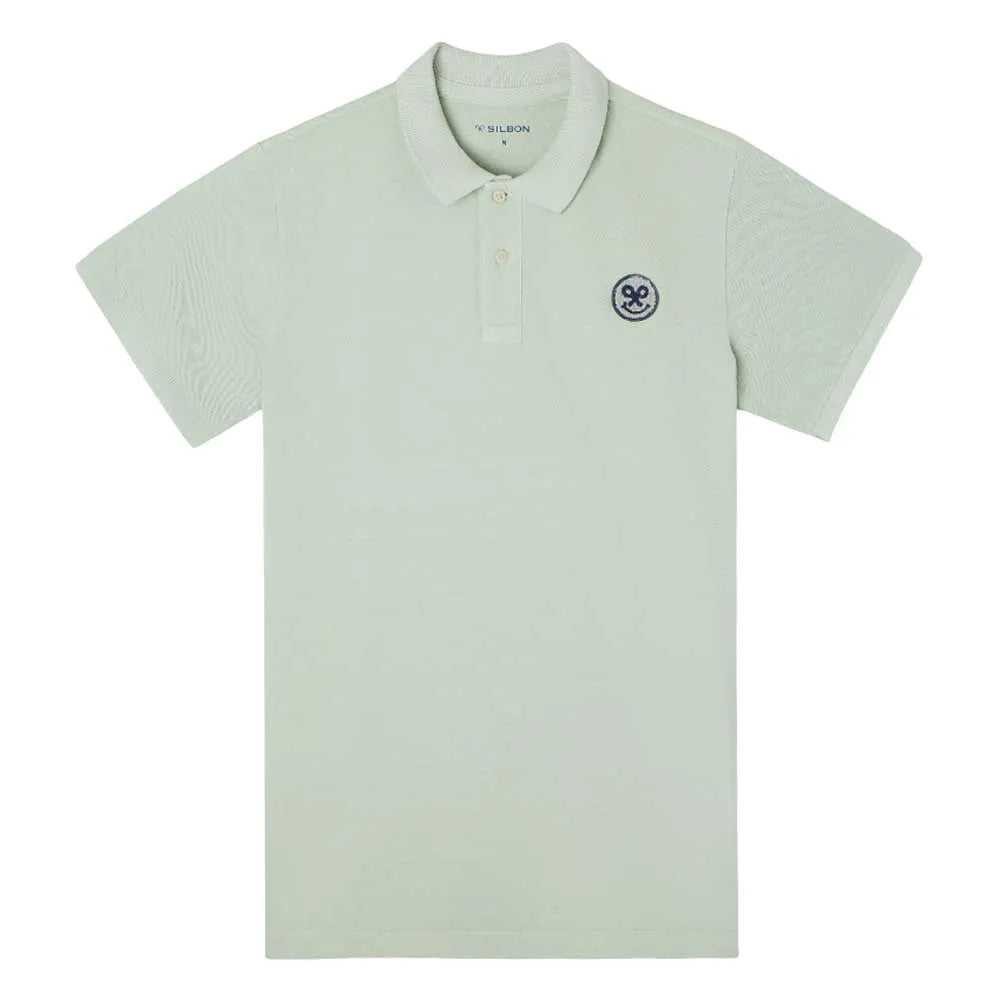 Silbon Raqueta Smile short sleeve polo