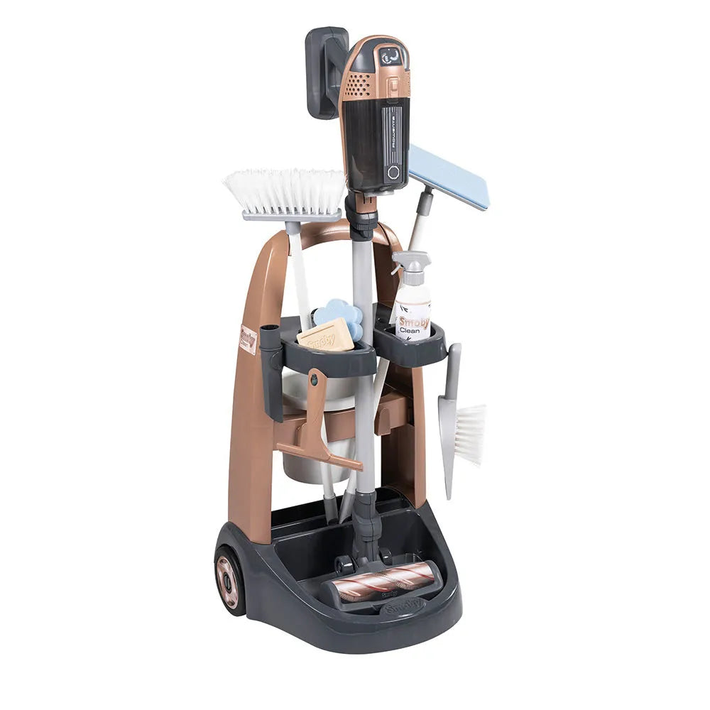 Smoby Trolley + Upright Vacuum Cleaner Educational Toy