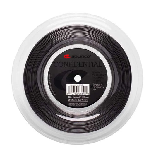 Solinco Confidential 16l 200 m tennis reel string