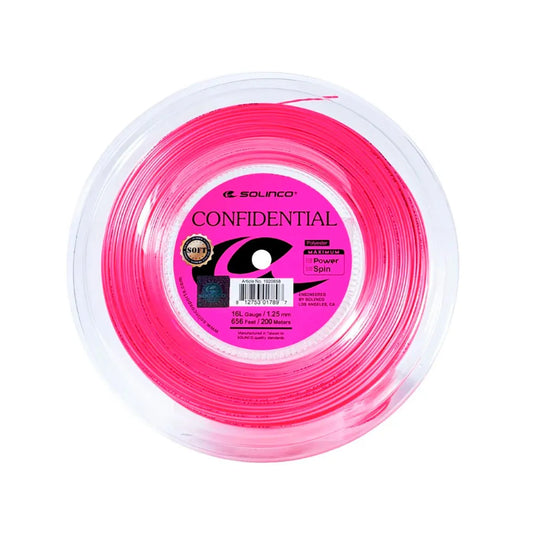 Solinco Confidential 200 m tennis reel string