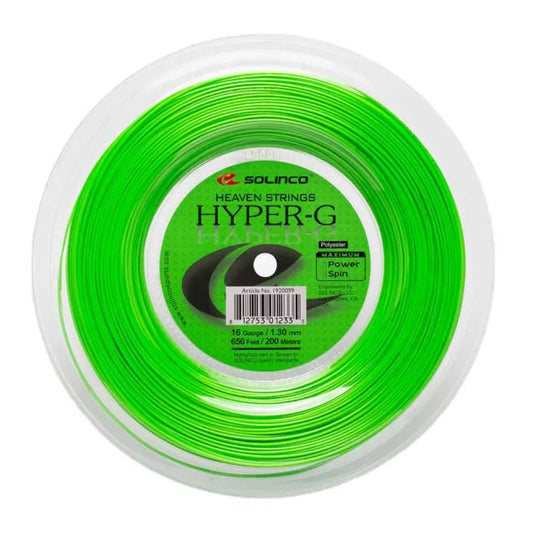 Solinco Hyper-g 16l 200 m tennis reel string