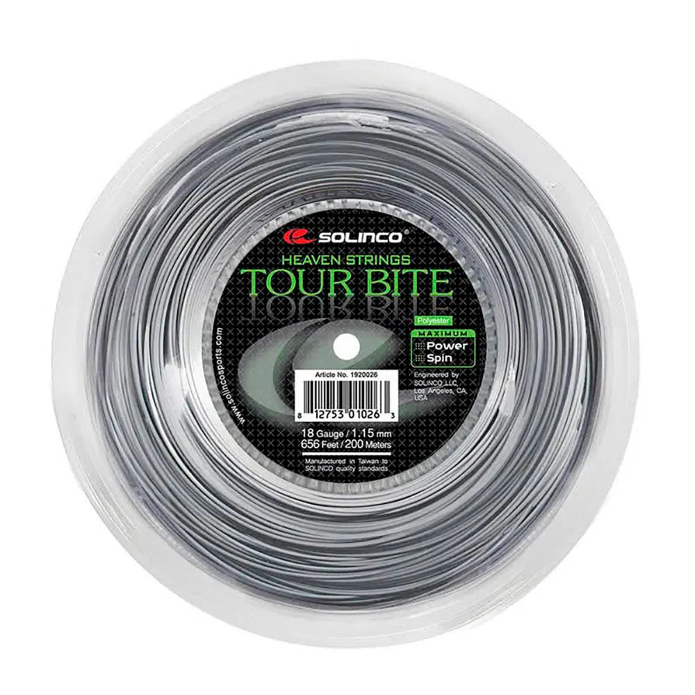Solinco Tour bite 18 200 m tennis reel string