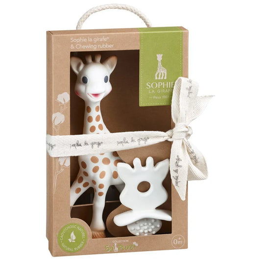 Sophie la girafe Teether+Pacifier So´Pure 100% Hevea Natural