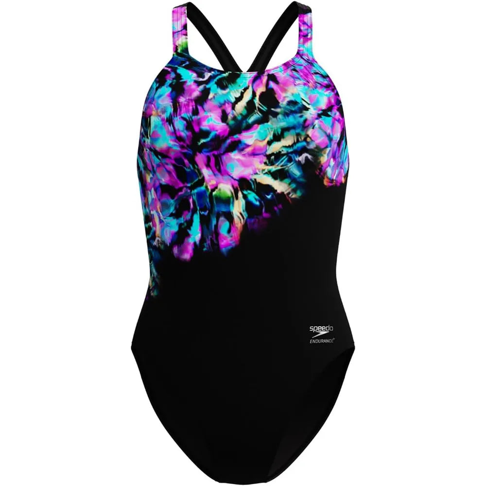 Speedo Female Placement Printed Powerback swimsuit