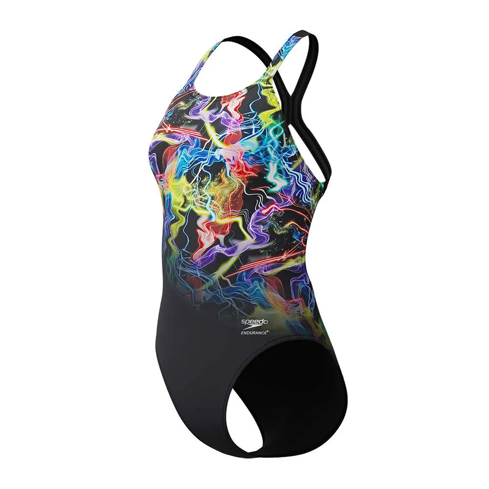 Speedo FL Placement Printed PowerBack swimsuit
