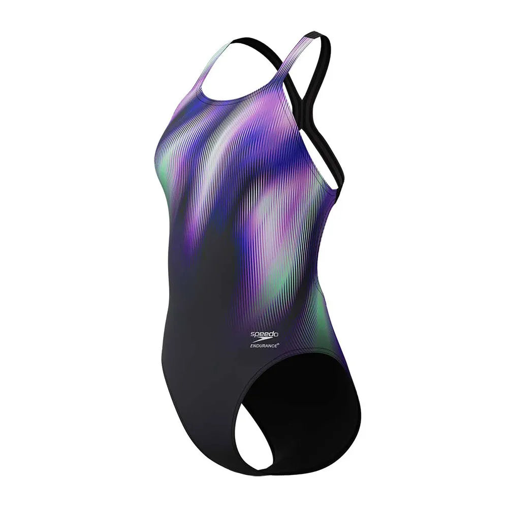 Speedo FL Placement Printed PowerBack swimsuit
