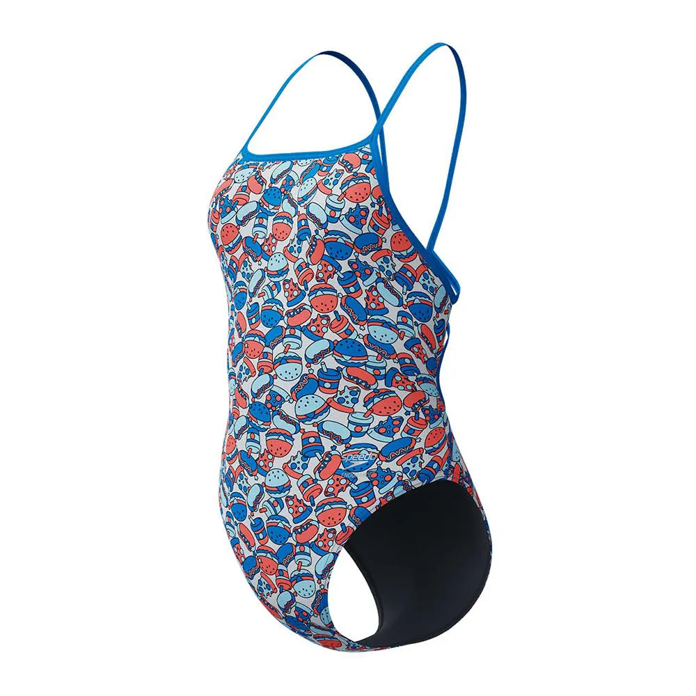 Speedo FL Printed Web Back swimsuit