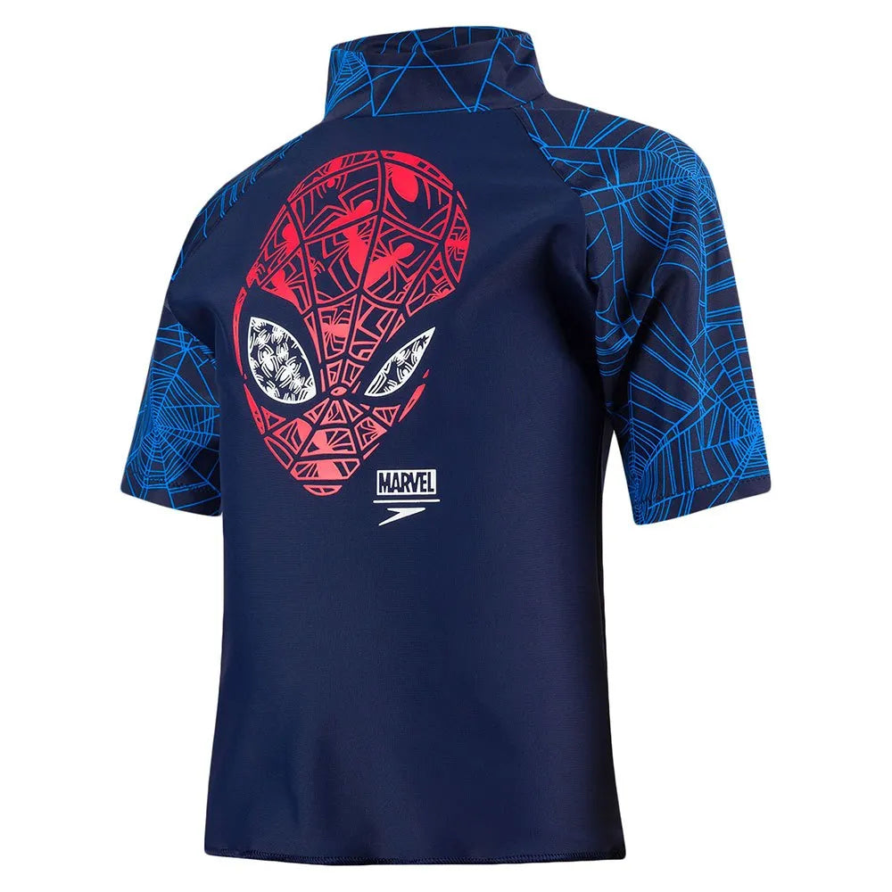 Speedo Marvel Spiderman short sleeve rash guard