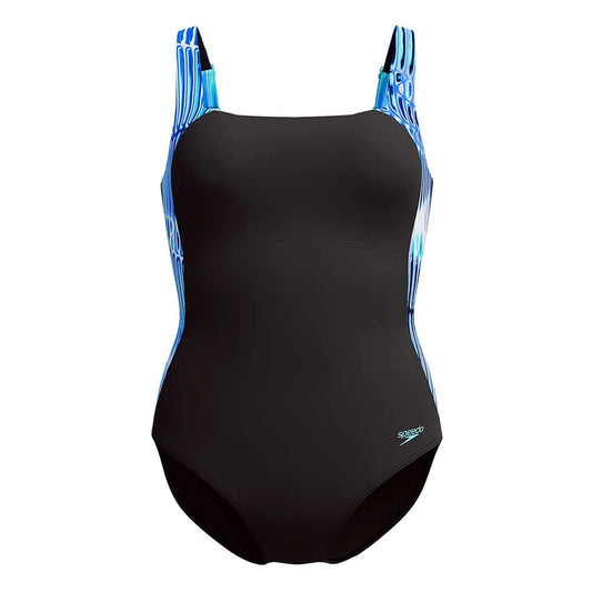 Speedo Shaping LunaLustre Printed swimsuit