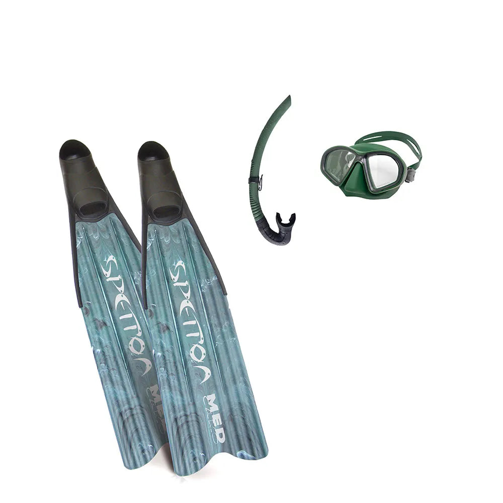 Spetton Med Green Camo spearfishing set