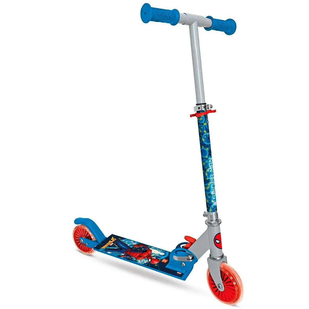 Spiderman 2 Wheel Folding Aluminum Scooter