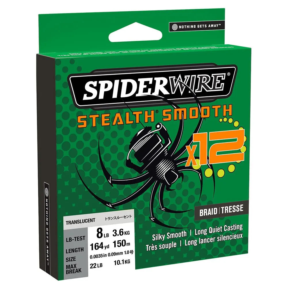 Spiderwire Stealth Smooth 12 braided line 150 m