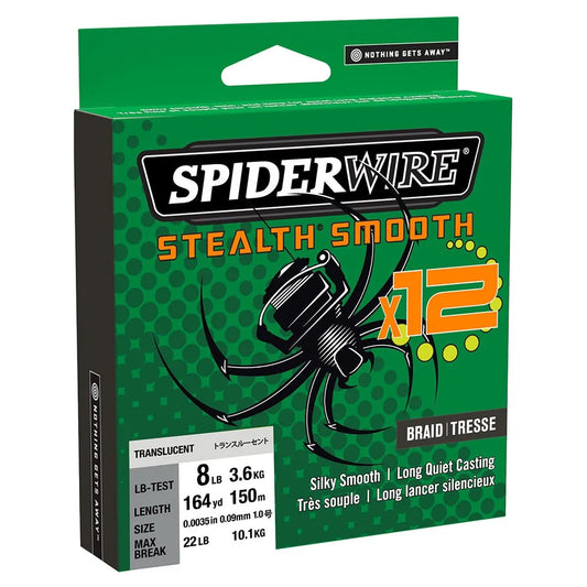 Spiderwire Stealth Smooth 12 braided line 150 m