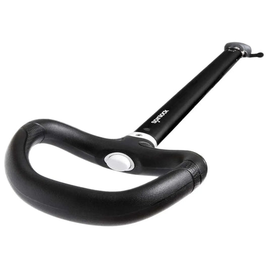 Spinlock Matt black asymmetric handle tiller extension with diabolo universal joint