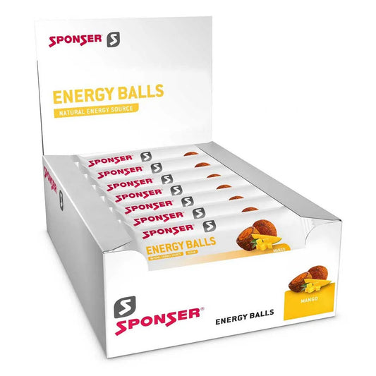 Sponser sport food Balls energy bars box mango 45g 18 units