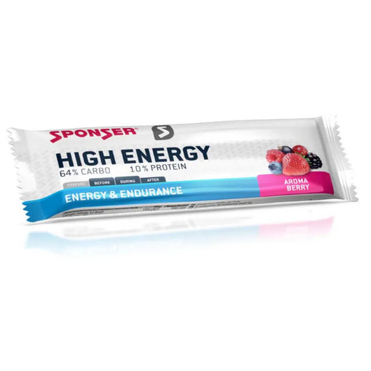 Sponser sport food High energy bars box berry 45g 30 units