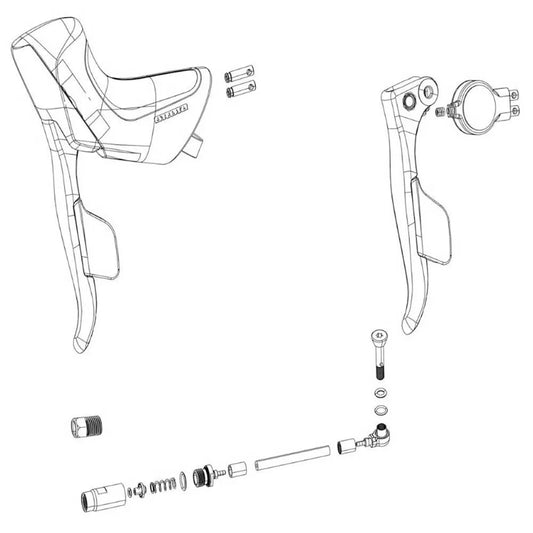 Sram Apex eTap AXS Left Disc Lever Kit