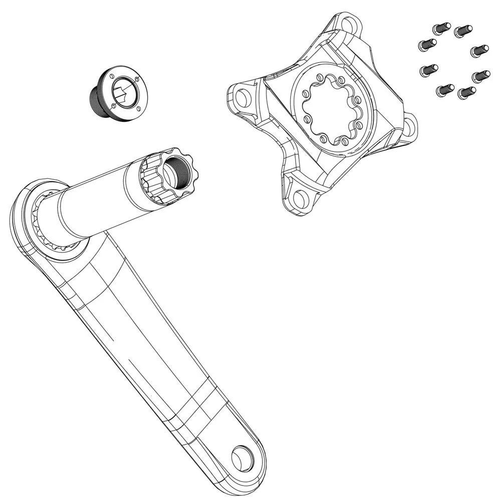 Sram Force AXS D1 Wide Spider