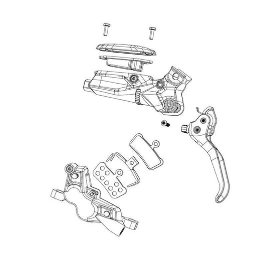 Sram Maven Silver A1 disc brake caliper