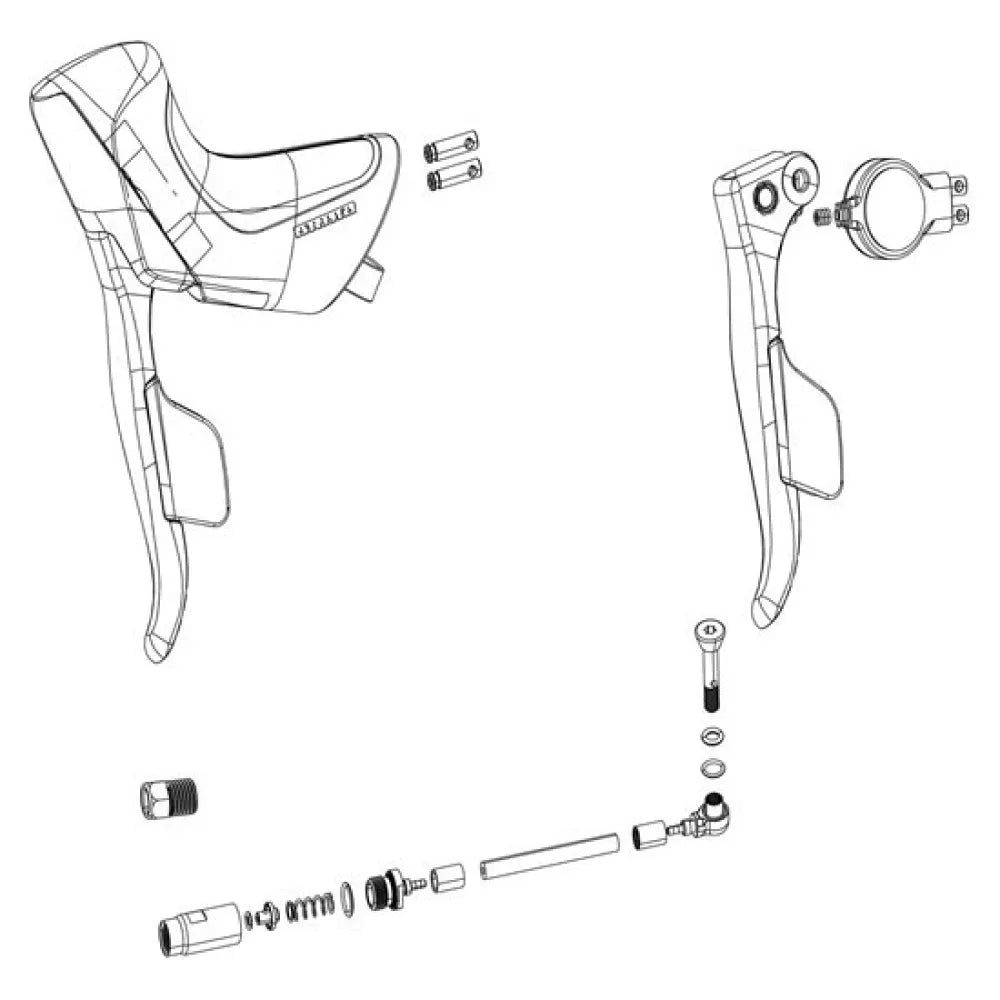 Sram Red E1 AXS Disc Right Brake Lever With Shifter