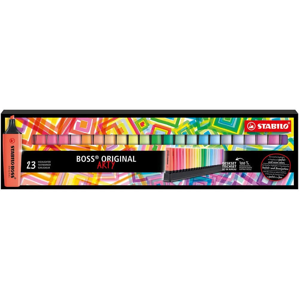 Stabilo Arty Line Pack Fluorescent Marker assorted 23 units