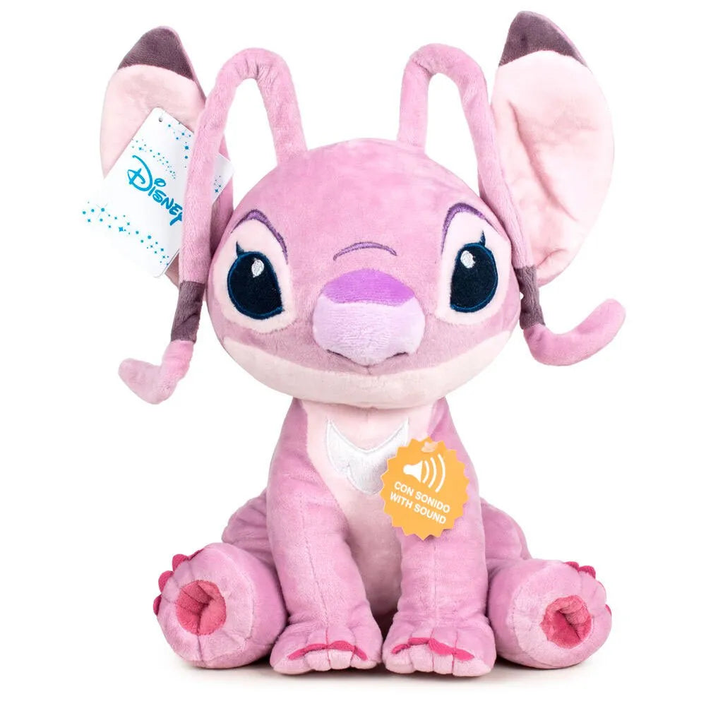 Stitch Angel With Sound Teddy 40 cm