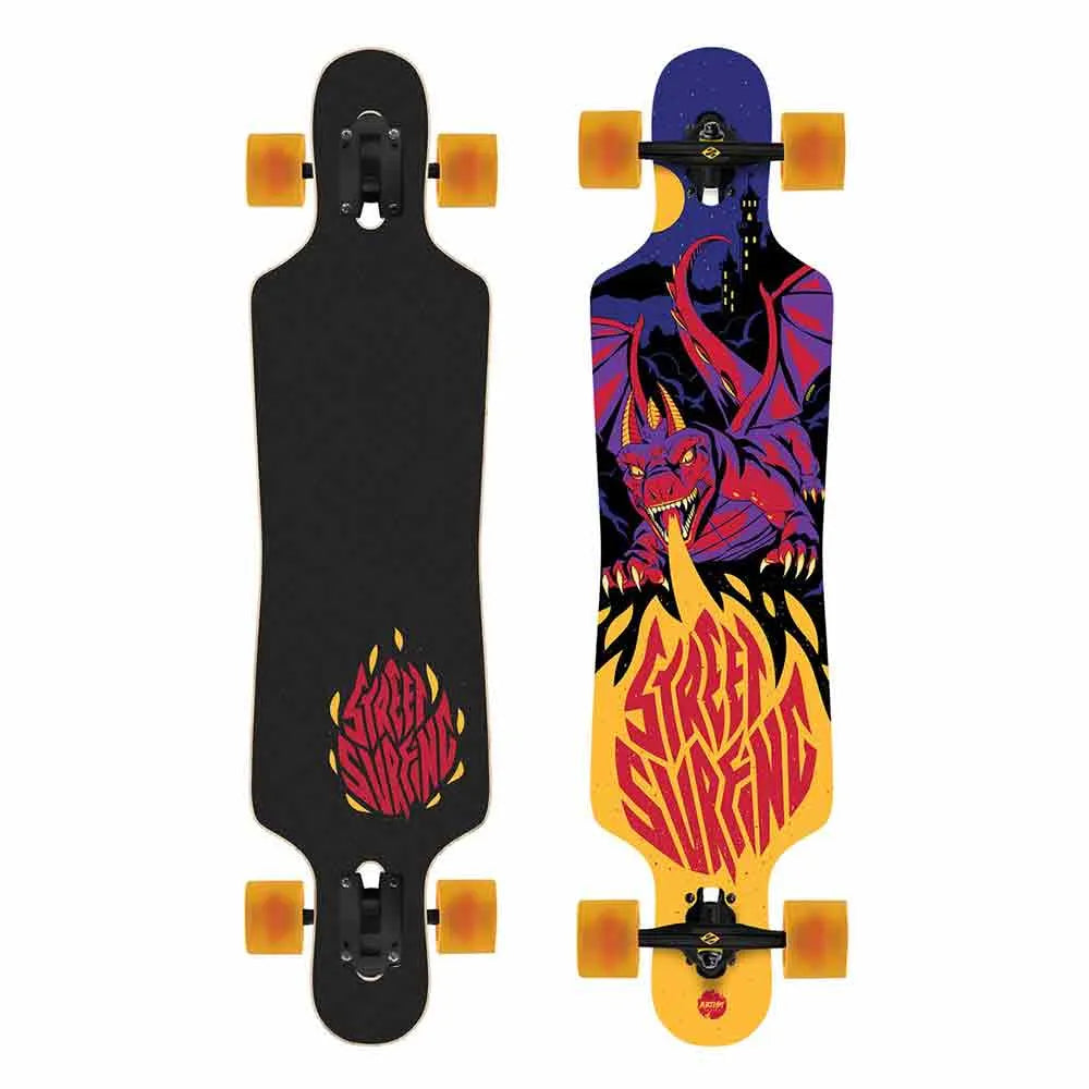 Street surfing Freeride Curve Drop Through Freeride Bahamut 39´´ Longboard