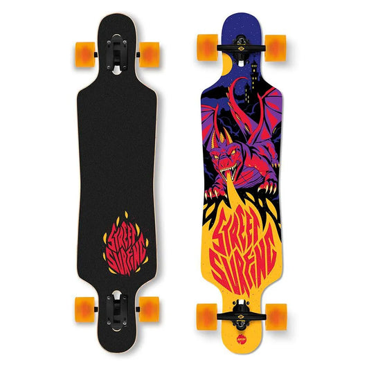 Street surfing Freeride Dropthrough 39´ Curve Bahamut Longboard