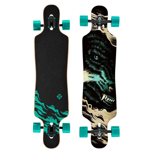 Street surfing Freeride Dropthrough Curve Wolf 39´´ Longboard
