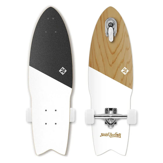 Street surfing Shark Attack Koa 30´´ surfskate