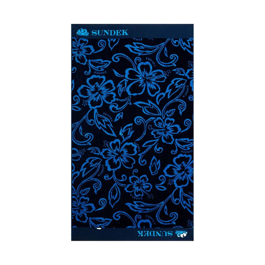 Sundek Jacquard terry hibiscus pattern towel
