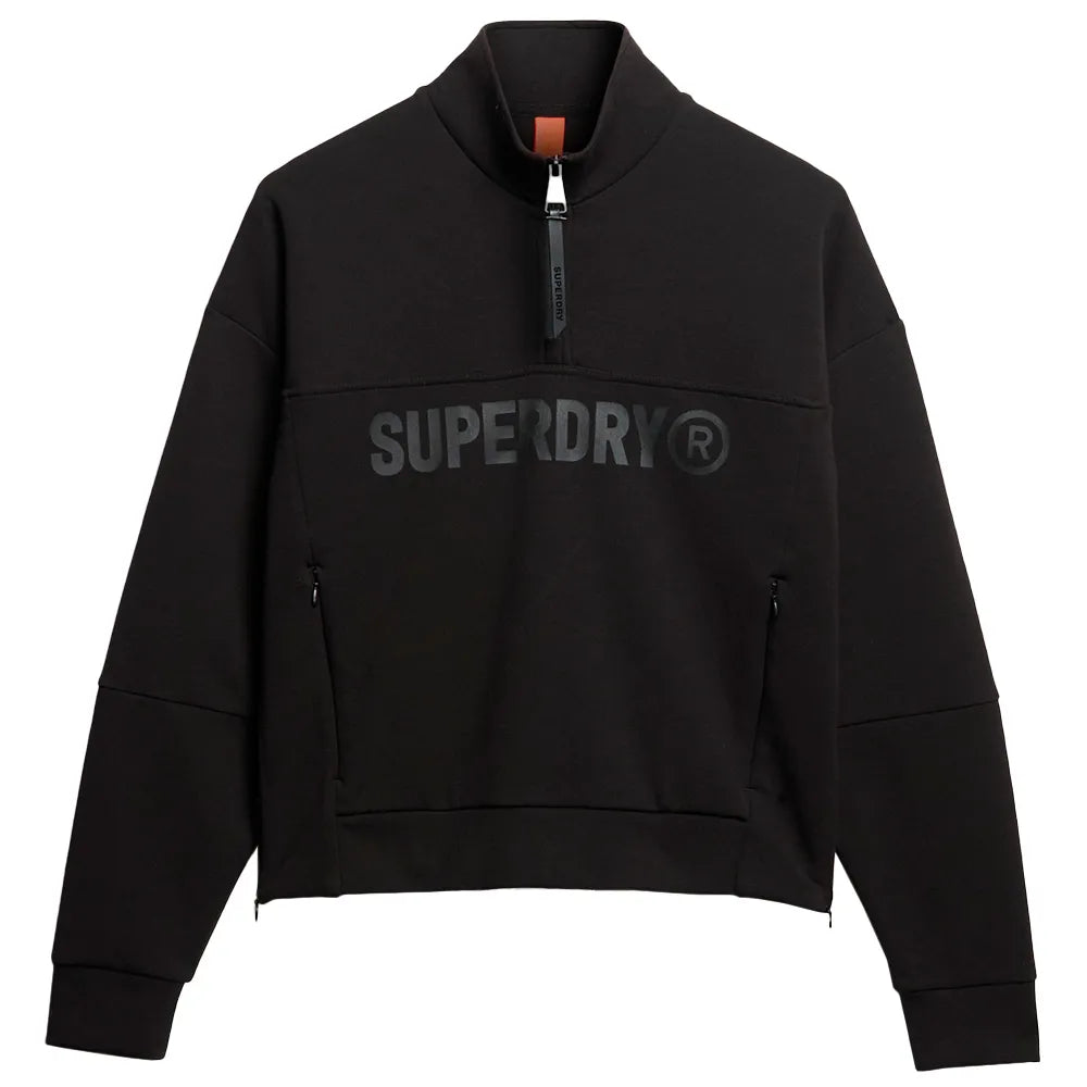 Superdry Active Tech Logo Relaxed half zip sweatshirt