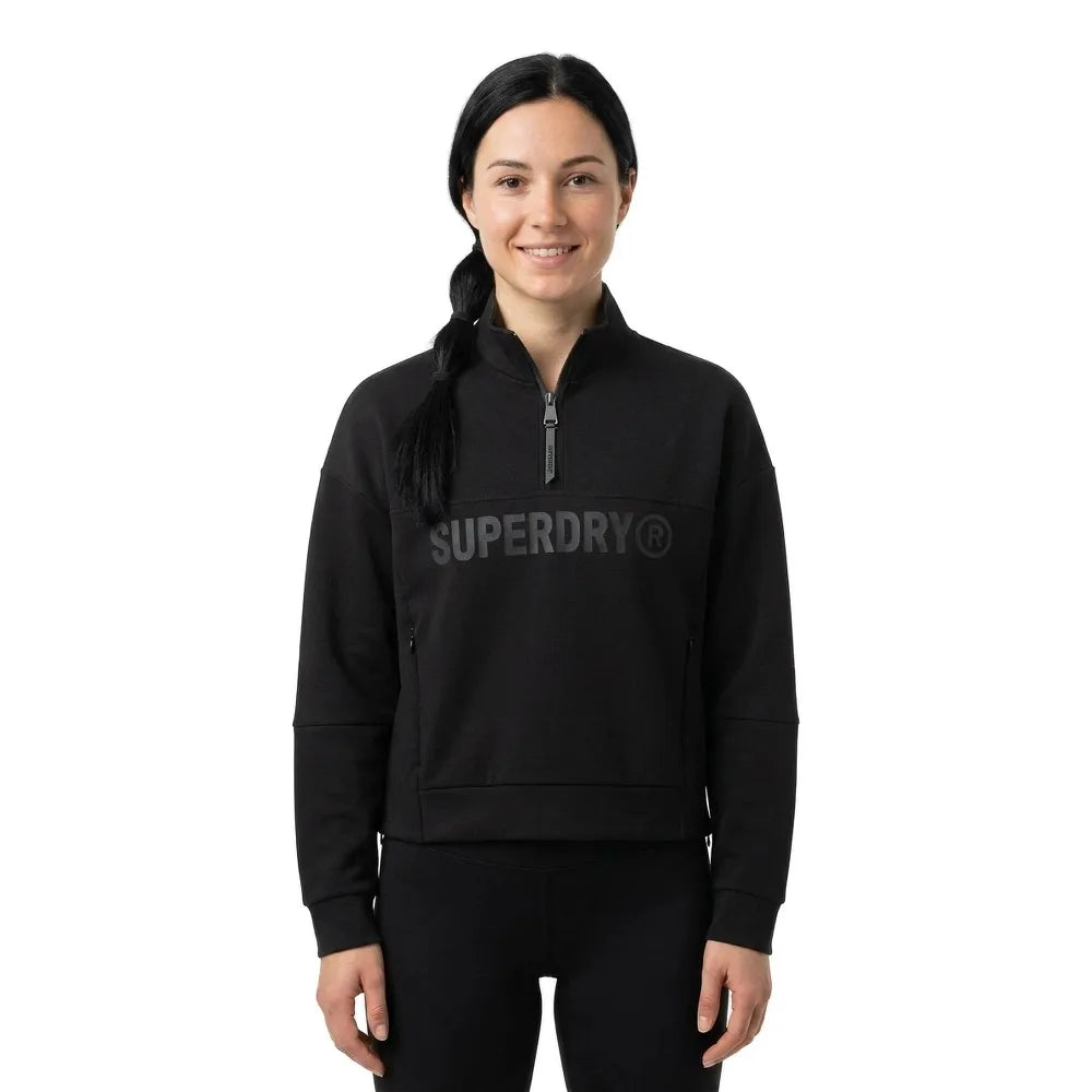 Superdry Active Tech Logo Relaxed half zip sweatshirt