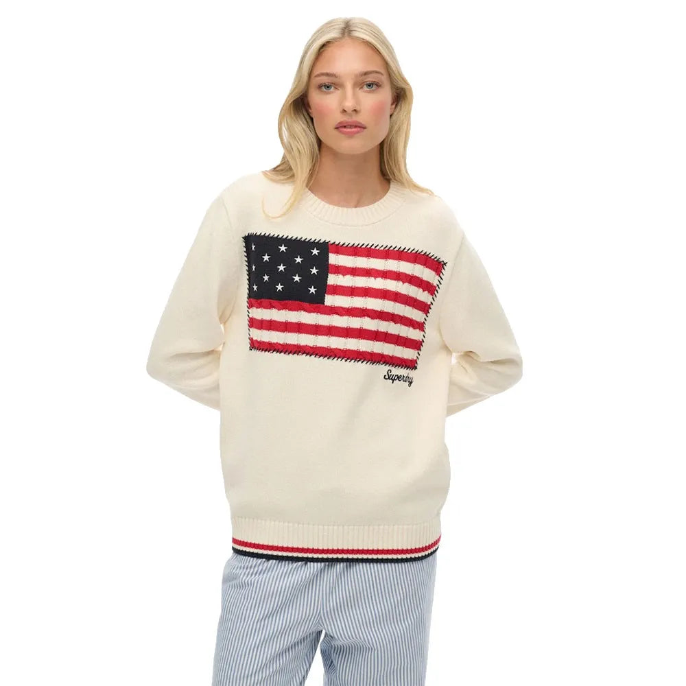 Superdry Americana Flag Crew sweater