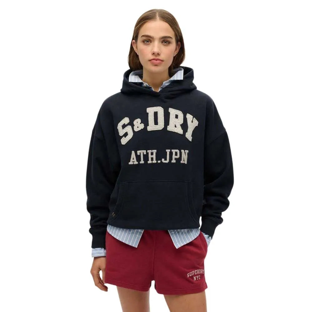 Superdry Ath Ess Appliq Relaxed hoodie