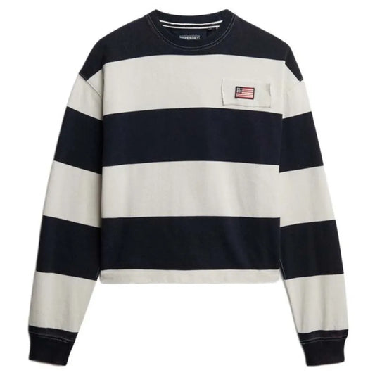 Superdry Athletic Essential Stripe Slouchy Crew sweatshirt