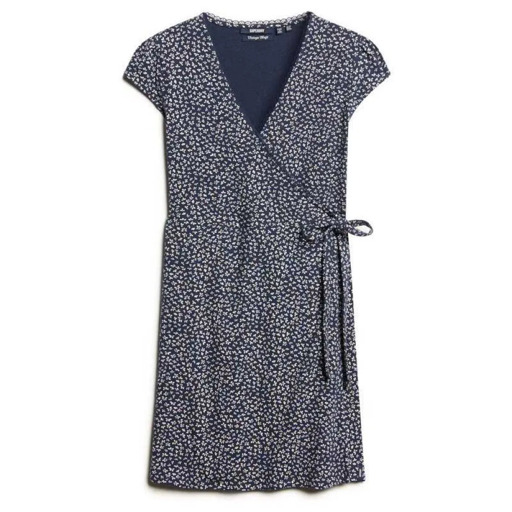 Superdry Athletic Essential Wrap short sleeve dress